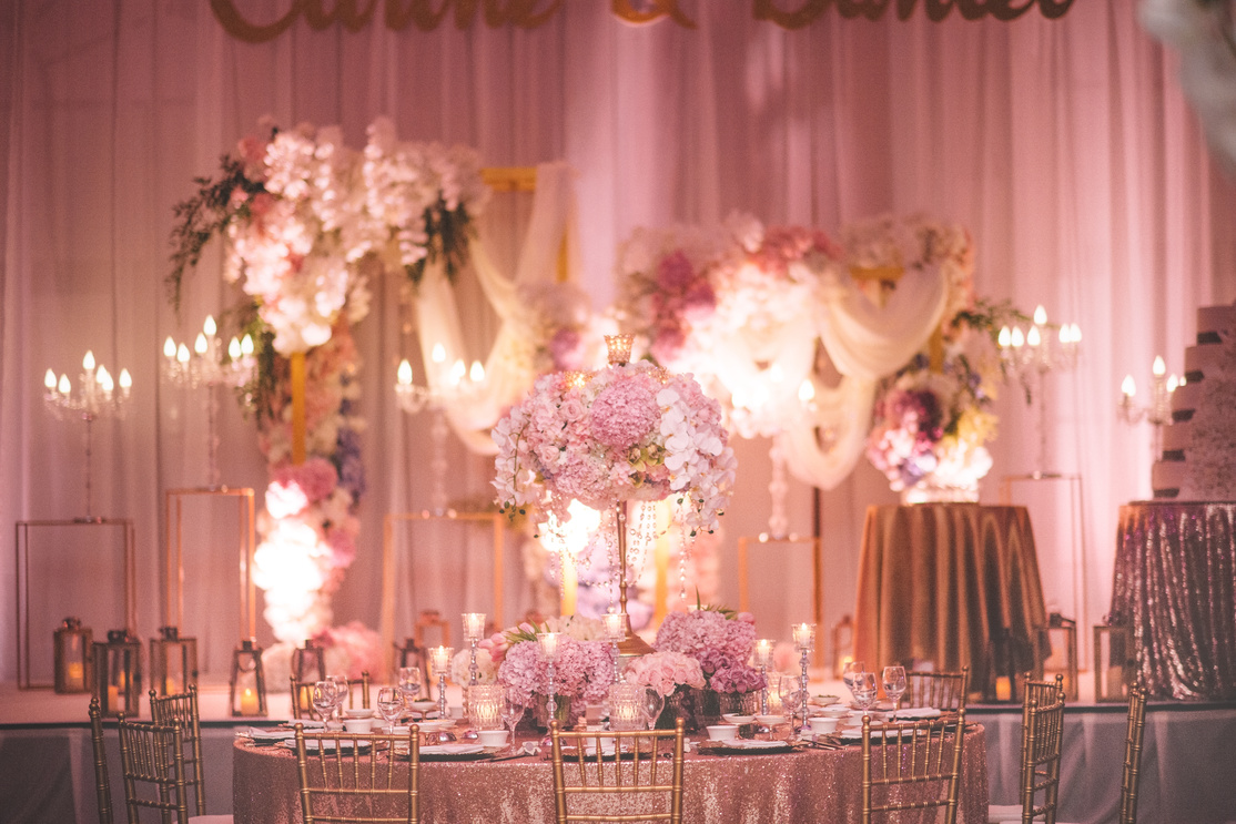 wedding decor vip table